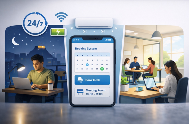 24/7 Access and Booking System for Coworking Spaces in Trichy