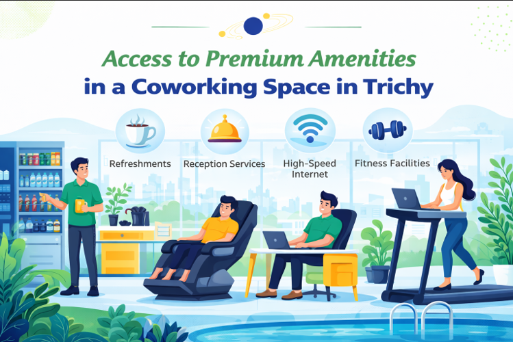 Access to Premium Amenities in a Coworking Space in Trichy