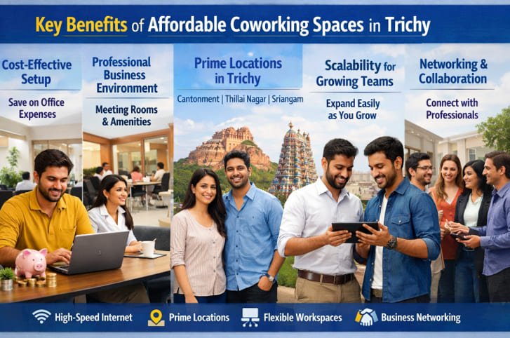 Key Benefits of Affordable Coworking Spaces in Trichy