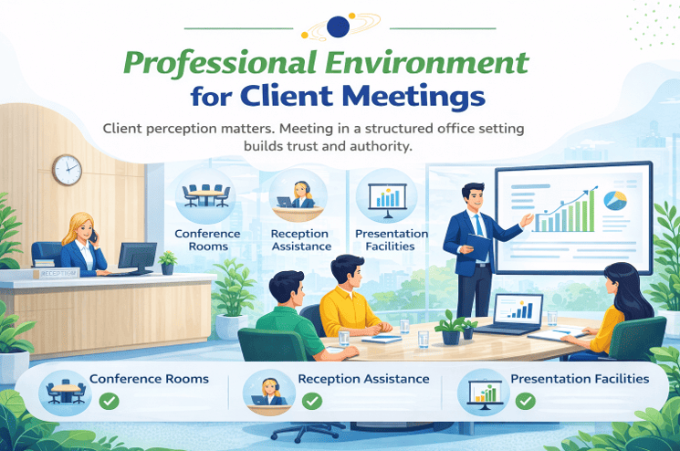 Professional Environment for Client Meetings in Trichy Coworking Space