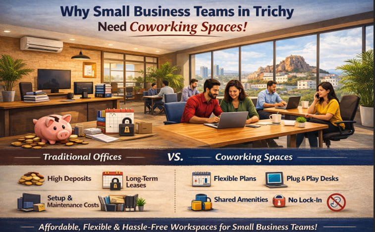 Why Small Business Teams in Trichy Need Coworking Spaces