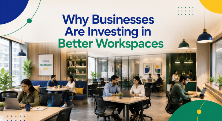 The Relationship Between Workspace and Mental Performance - showing how workspace design impacts mental clarity, focus, creativity, and decision-making